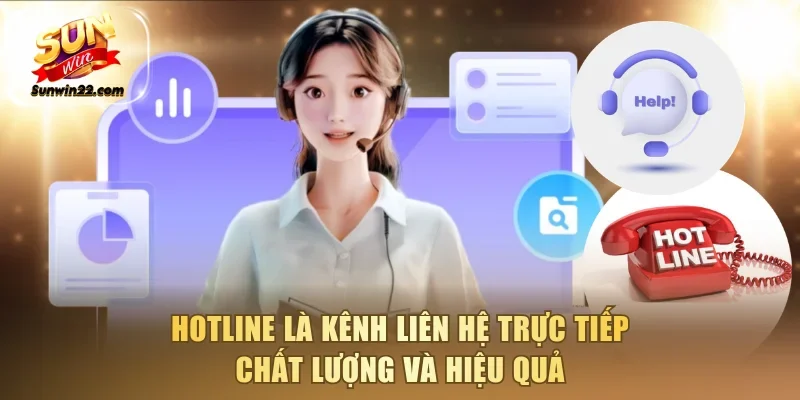 Hotline là kênh liên hệ trực tiếp chất lượng và hiệu quả